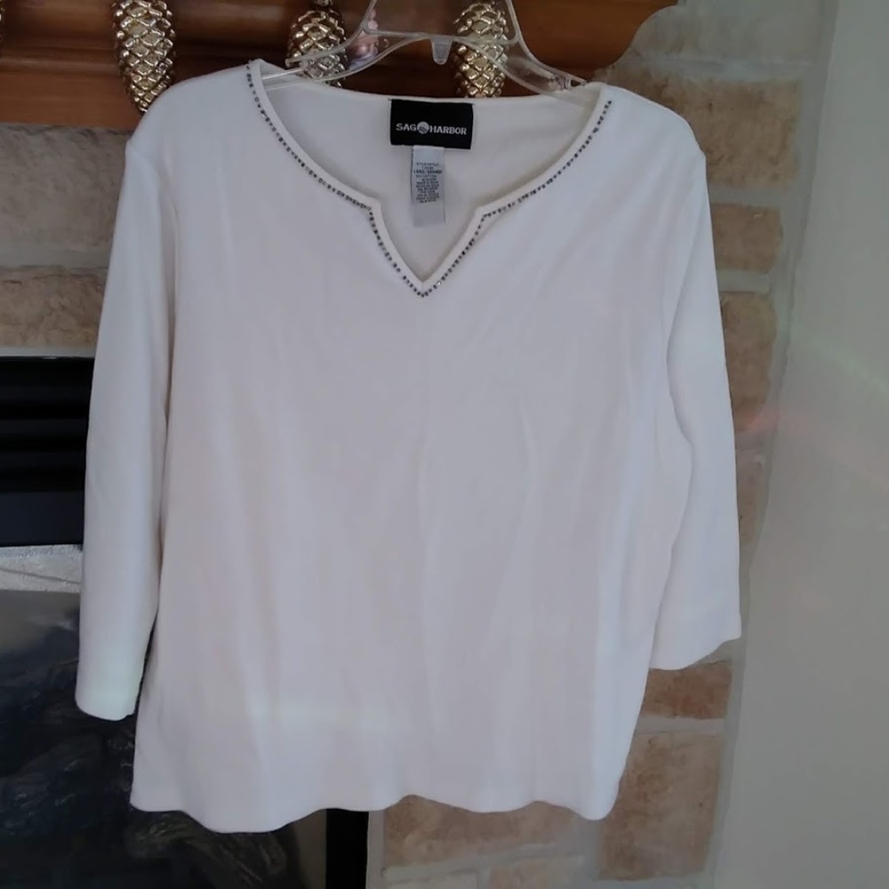 Sag Harbor V-Neck Top